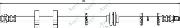 APEC BRAKING Тормозной шланг HOS3226